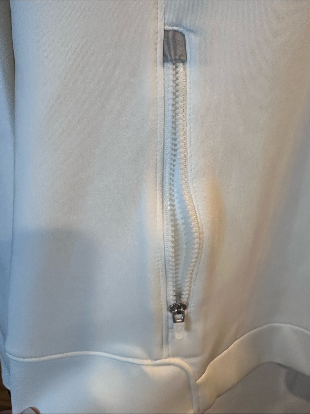 Women's White Quarter-Zip Performance Top - Picture 3 of 8